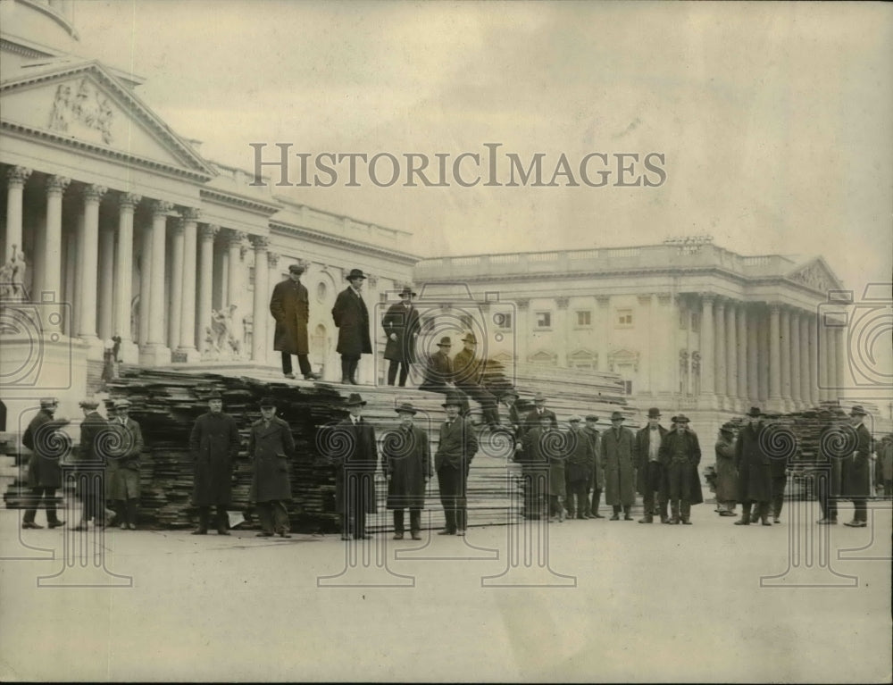1921 Press Photo The Harding inaugural  in the Capitol - Historic Images