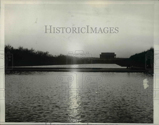 1933 Press Photo General View of the Lincoln Memorial in Washington D.C. - Historic Images