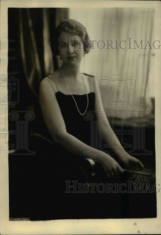 1922 Press Photo Mrs William Topping Merry  wife of Army Col Merry - Historic Images