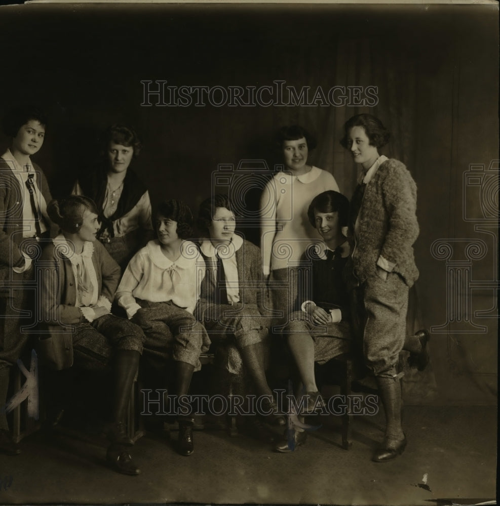 1923 Press Photo M Borcher, K Walsh, H Green, H Gokey, M Schmiez, B Trotin - Historic Images