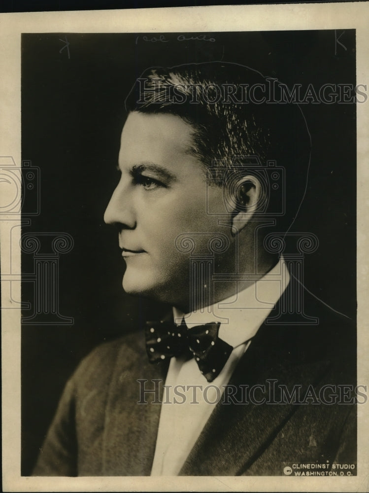 1918 Press Photo Charles E Stuart chief of Power & Light of US Fuel Admin - Historic Images