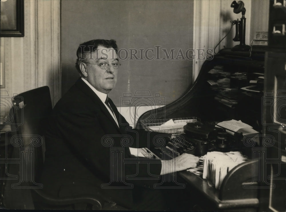 1921 Press Photo Dr Henry Marsh Warren, President, Save-A-Life League, New York - Historic Images