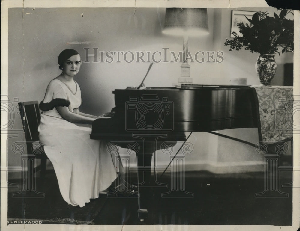 1933 Press Photo Miss Elizabeth Vandenberg, Daughter Arthur Vandenberg Senator - Historic Images