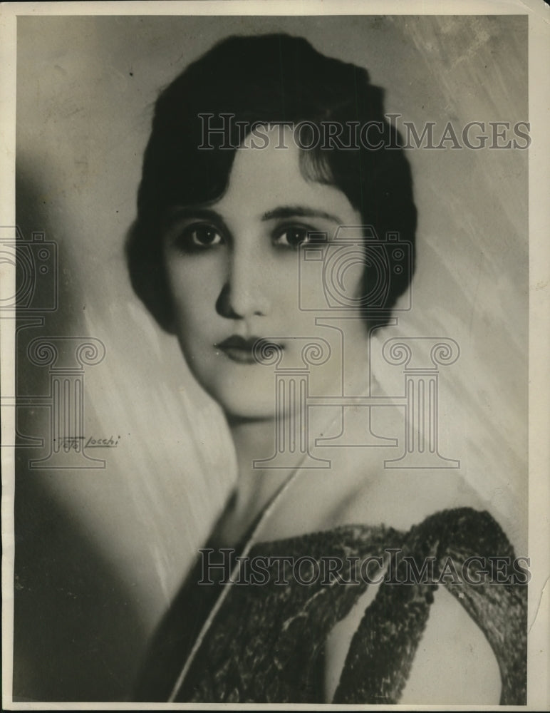 1927 Press Photo Marchesa Isy Minucci Italy&#39;s Most Beautiful Noblewoman - Historic Images