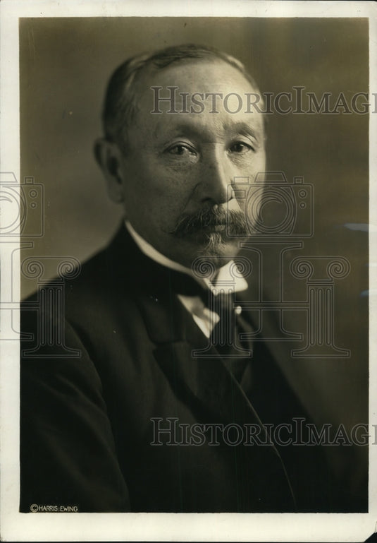 1921 Press Photo Baron Sotokichi Uriu, Adm of Japanese Navy, in Washington- Historic Images