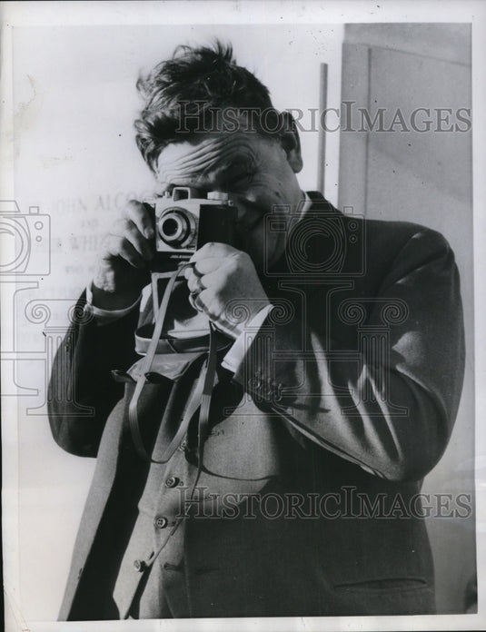 1958 Press Photo Lord Hailsham, Britain's Conservative Party Chairman - Historic Images