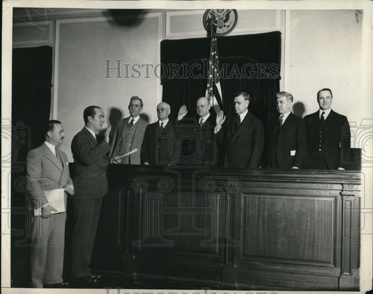 1932 Press Photo Lincoln Dixon, Thomas Walker, Ira M. Ornburn, Robert L. O'Brien - Historic Images