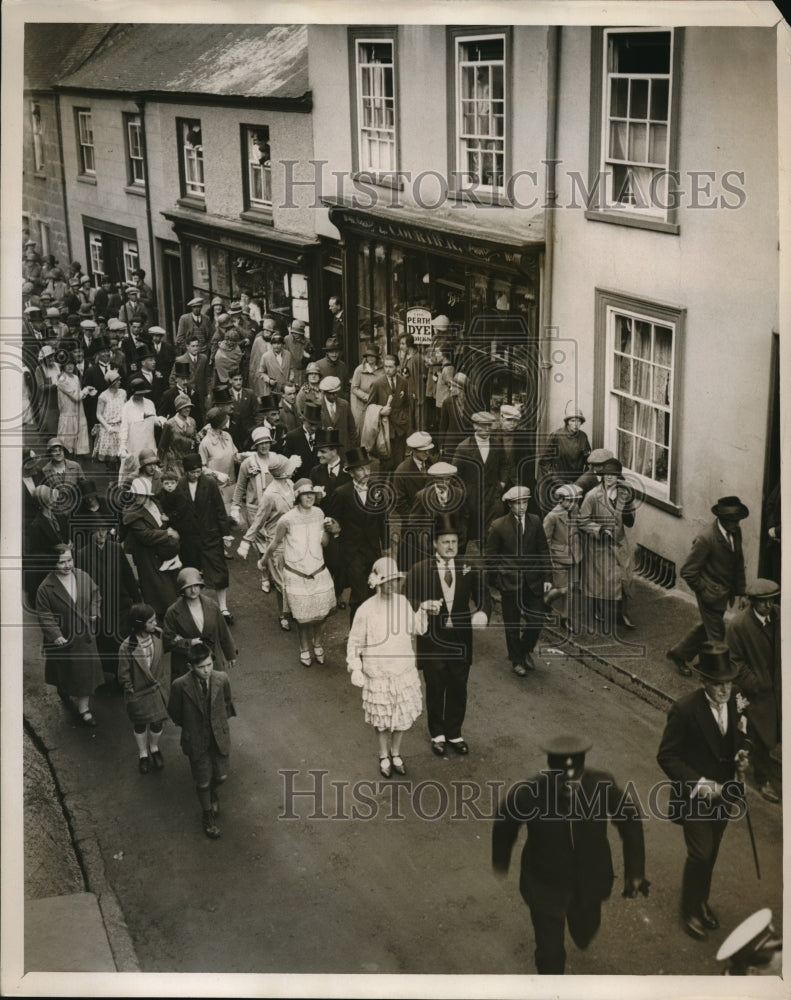 1927 Press Photo The Furry Dance at Helston Cormwall - Historic Images