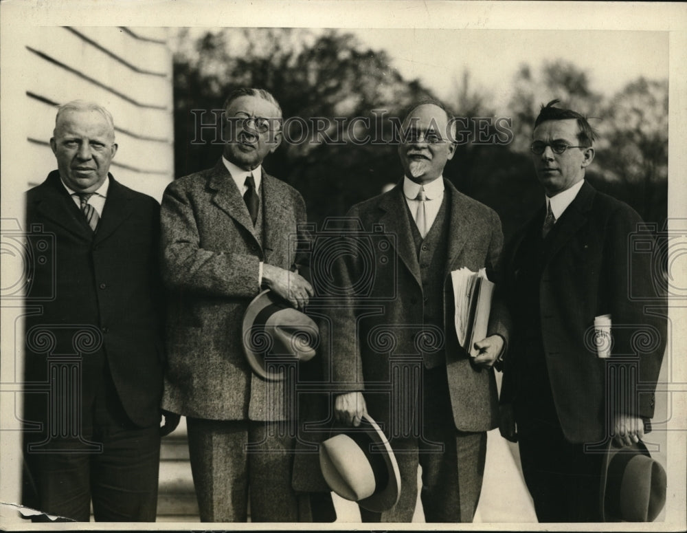 1926 Press Photo G L Briggs P Callahan I Fisher &amp; W Forgrave Prohibition Debate - Historic Images