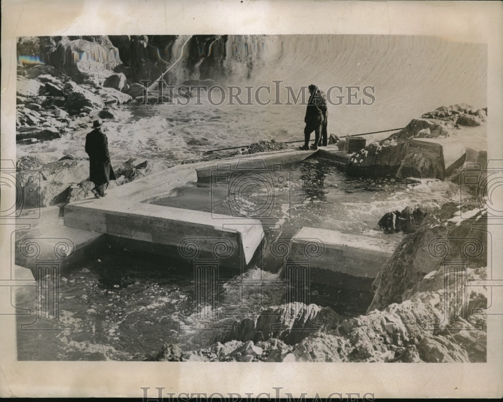 1937 Press Photo Arbostook Falls in Maine - Historic Images