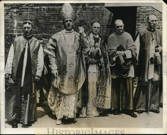 1931 Press Photo Consecration of Most Rev Thomas K. Gorman as Bishop of LA - Historic Images