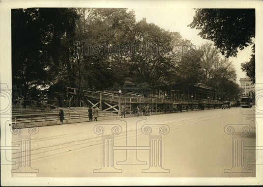 1923 Press Photo Shrine Grandstands on the Pennsylvania Ave side of White House - Historic Images