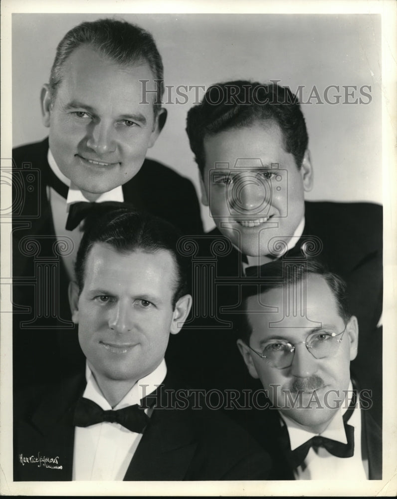 1936 Press Photo The Carnation Quartet - Historic Images