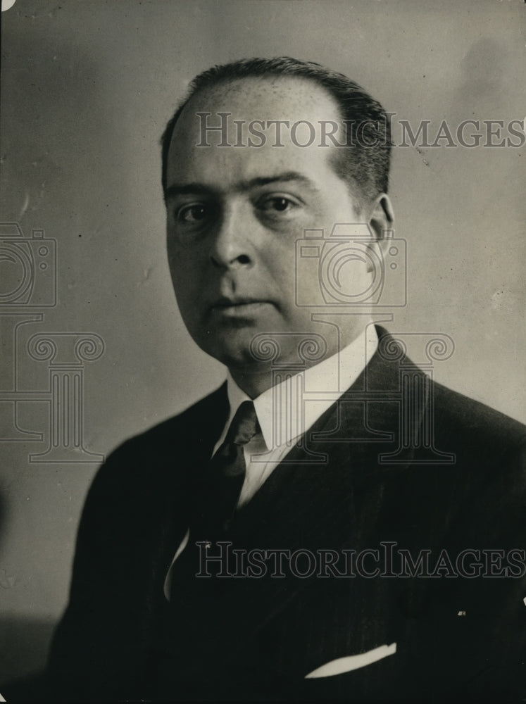 1922 Press Photo Diplomat Leland B. Harrison - Historic Images