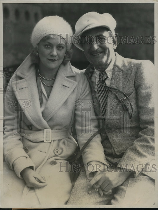 1930 Press Photo Diane Hughes & Theodore Andrew Lorch, applied a license to wed - Historic Images