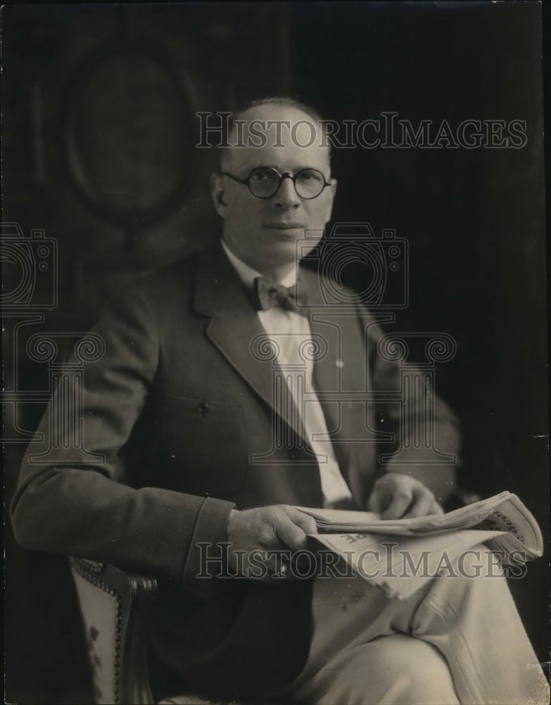 1932 Press Photo Joseph Larouge, Pres Ohio State Real Estate Association. - Historic Images