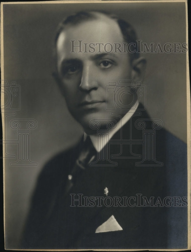 1926 Press Photo Dr. Herbert Acuff, president of the Knoxville, Tennessee - Historic Images