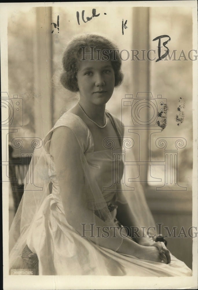 1919 Press Photo Delephine Heyl, Debutant Daughter Charles H. Heyl - Historic Images