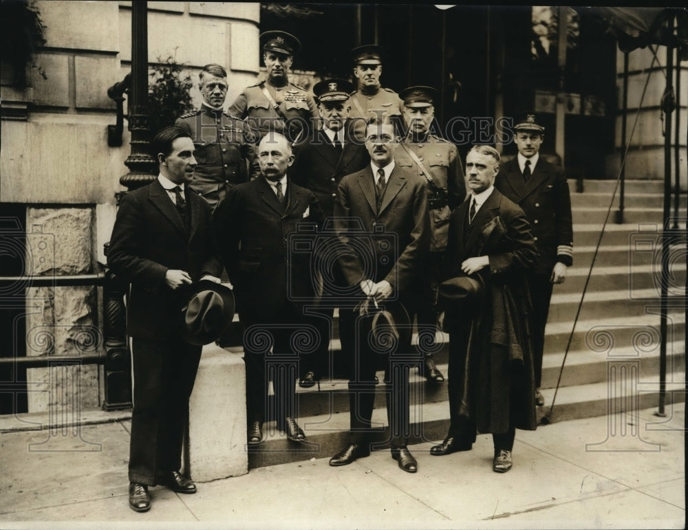 1922 Press Photo Washington DC, Air Attaches of embansies and legislation - Historic Images