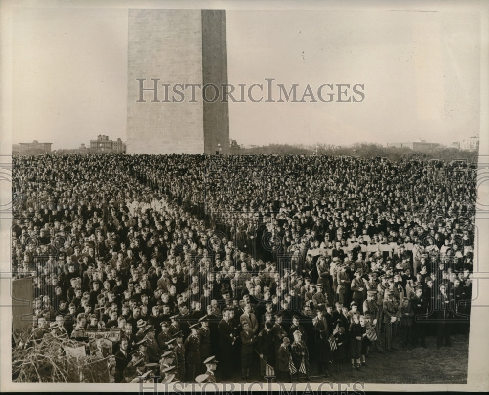 1939 Catholic Gathering Amleto Giovanni Cicognani, Delegate in D.C. - Historic Images