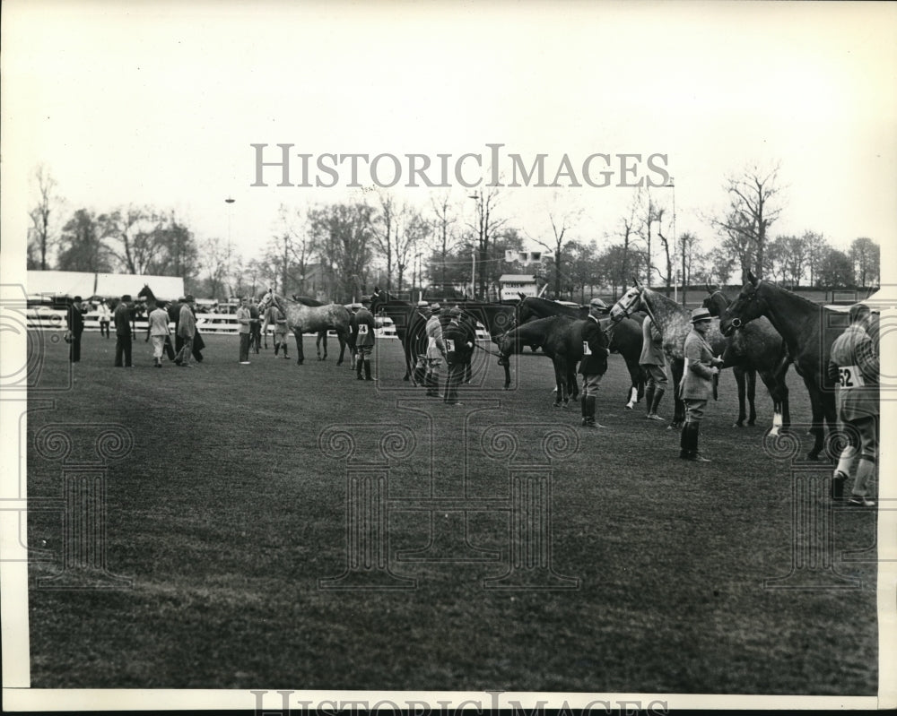 1934 Press Photo Philadelphia Annual Horse Show in Bala, PA - Historic Images