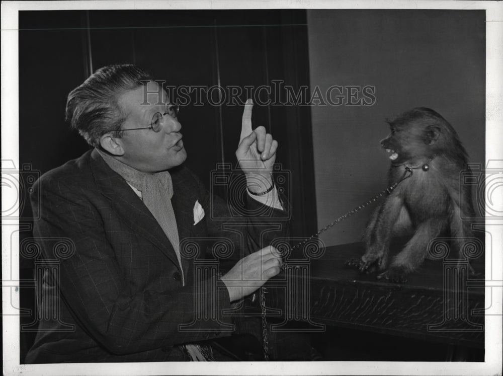 1941 Press Photo Dr Arthur Rodzinski, Director of the Cleveland Orchestra - Historic Images