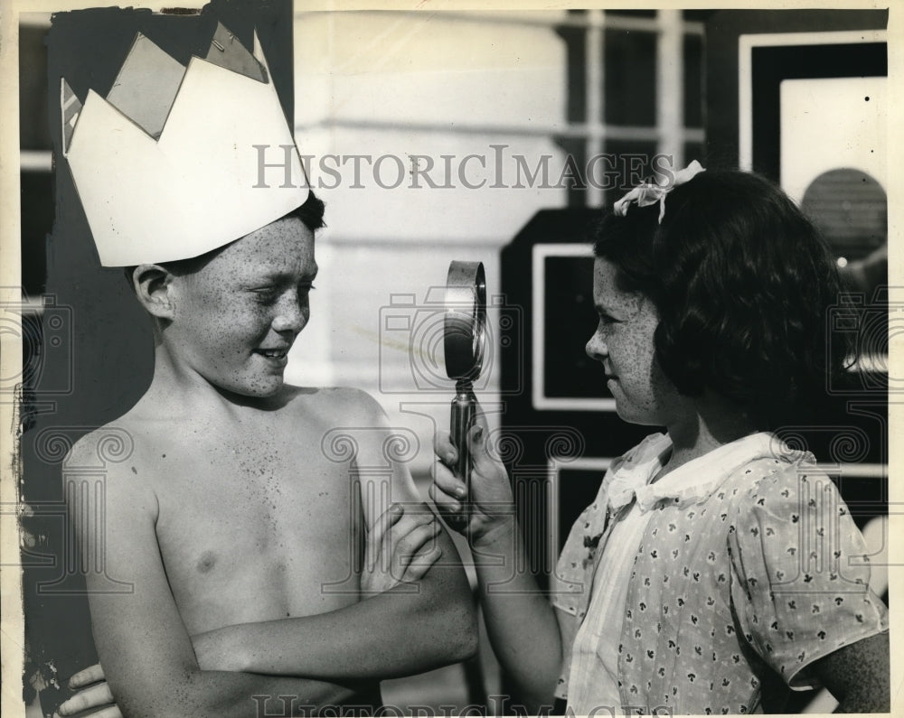 1938 Press Photo Paul Brown, National Freckle championship winner - Historic Images