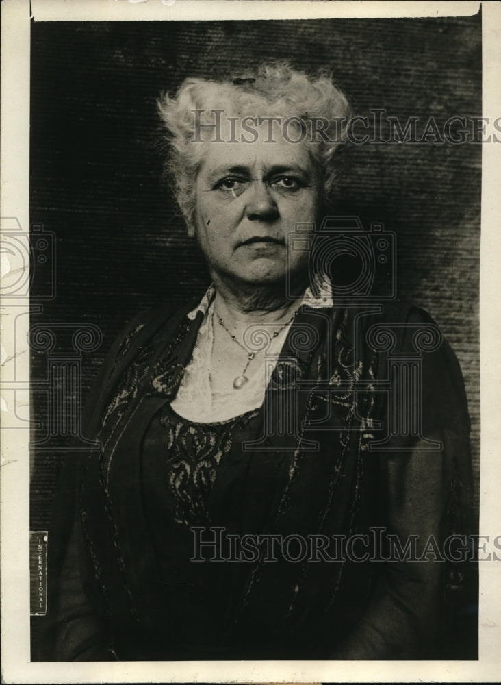 1920 Press Photo Ms. Mary Garrett Hat, Chairman of the Republican Women's Nat'l - Historic Images