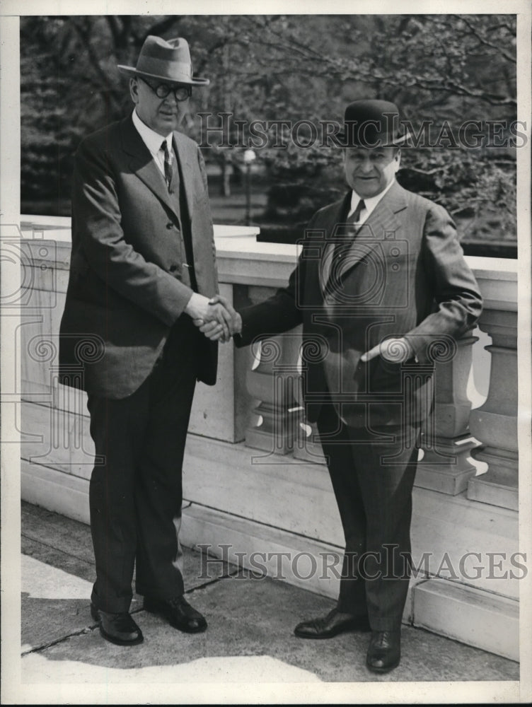 1929 Press Photo Former Newspaper men who used to cover the capitol-Historic Images