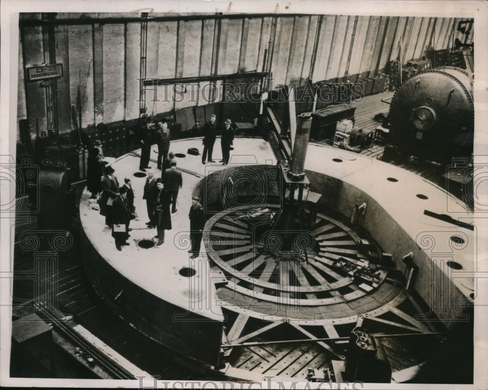 1938 Press Photo Telescope for installationa at Mt Palomar in Calif - Historic Images