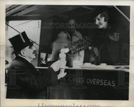 1939 Press Photo London  Lady Mayoress of London  & Lord Mayor Sir Wm Coxen - Historic Images