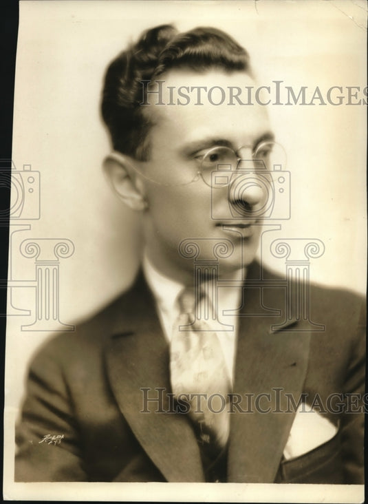 1930 Press Photo David Healy Irish bassi for ballads at the Roxy - Historic Images
