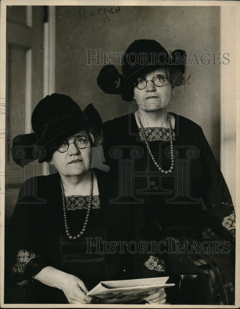 1924 Press Photo Twin Elma &amp; Emma Clutch of Somerville, Mas - Historic Images