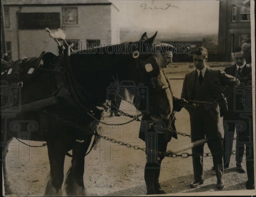 1919 Press Photo Prince of Wales visiting Devon and Cornwall estates - Historic Images