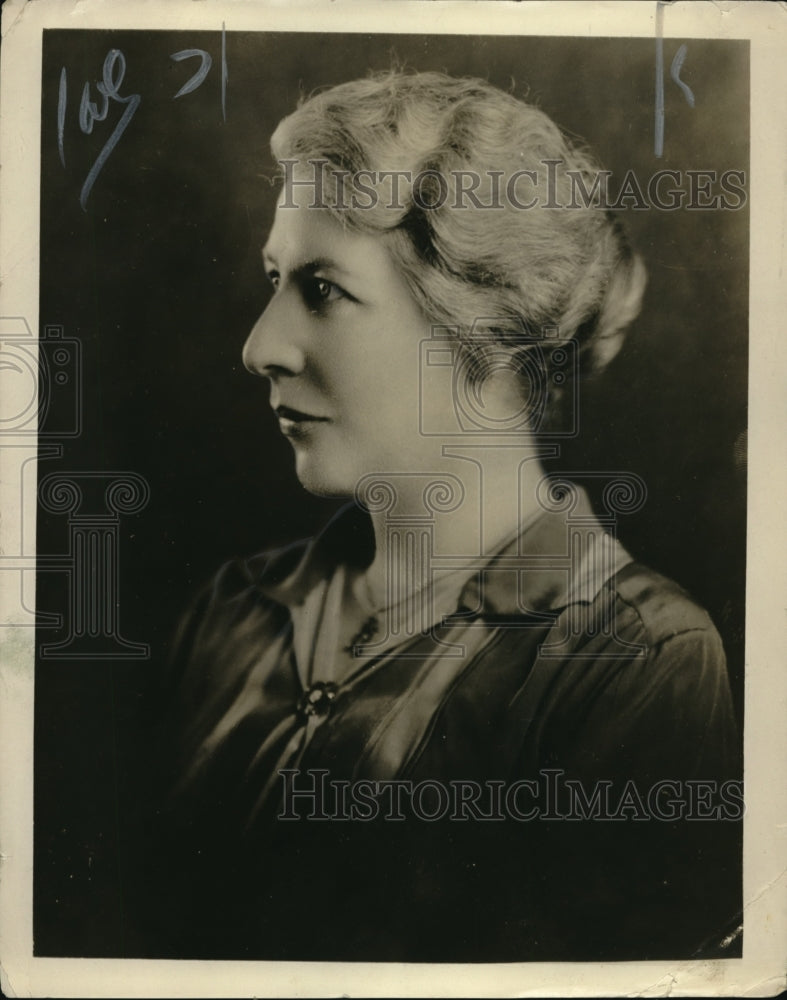 1926 Press Photo Mrs BB Macfarland Pres of Underwriters Assoc - Historic Images
