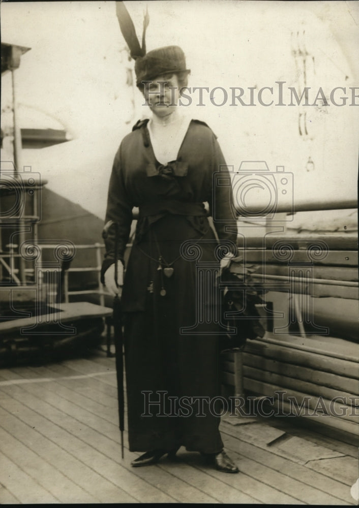 1918 Press Photo Countess Eulenburg daughter of Hon J.R Little of Delaware Ohio - Historic Images
