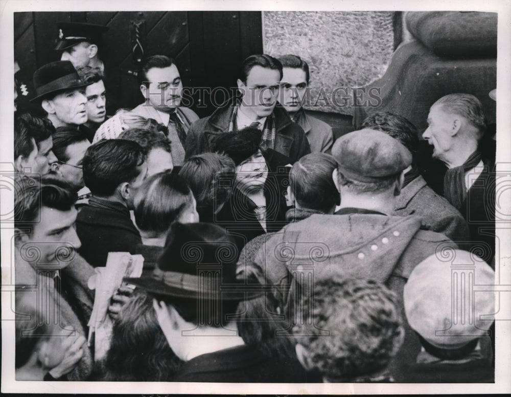 1953 Press Photo Mrs Van Der Elst, British Crusader against capital punishment-Historic Images