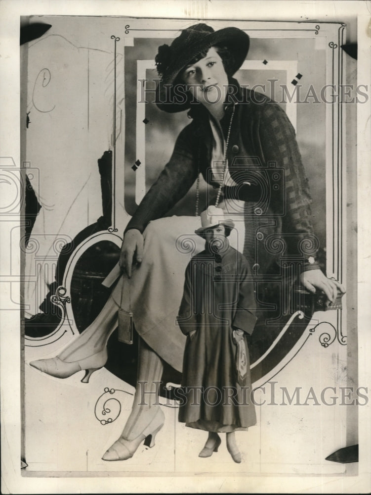 1922 Press Photo Mrs. Florence Leeds, former chorus girl - Historic Images