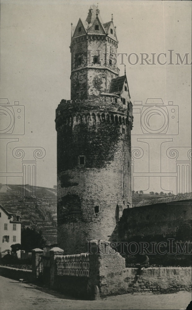 1918 Press Photo The Andernach Watch Tower in Germany - Historic Images