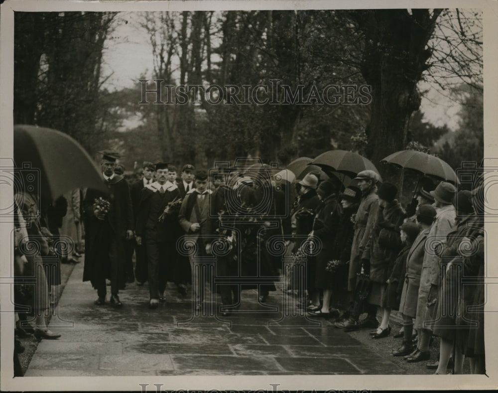 1928 Press Photo Shakespeare Birthday Celebration Procession - Historic Images