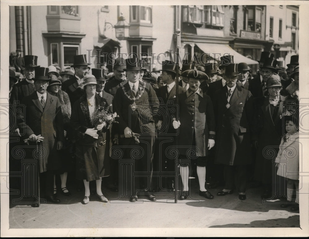 1927 Press Photo Shakespeare festival  at AStratford on Avon - Historic Images