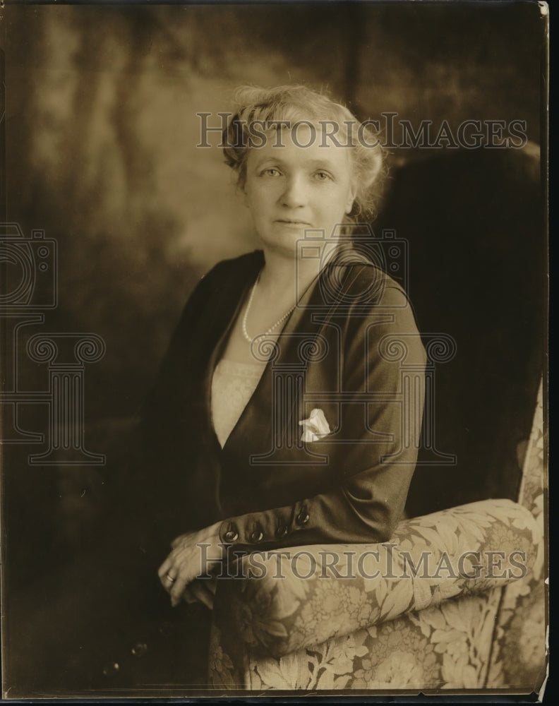 1929 Press Photo Mrs GW Perkins of Boston Mass - Historic Images