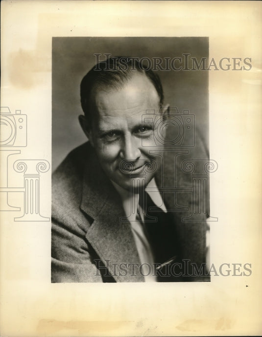 1936 Press Photo Singing Sam, basso of CBS and NBC - Historic Images