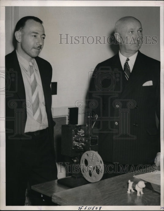 1939 Press Photo William Share and Attorney Dan Conway - Historic Images