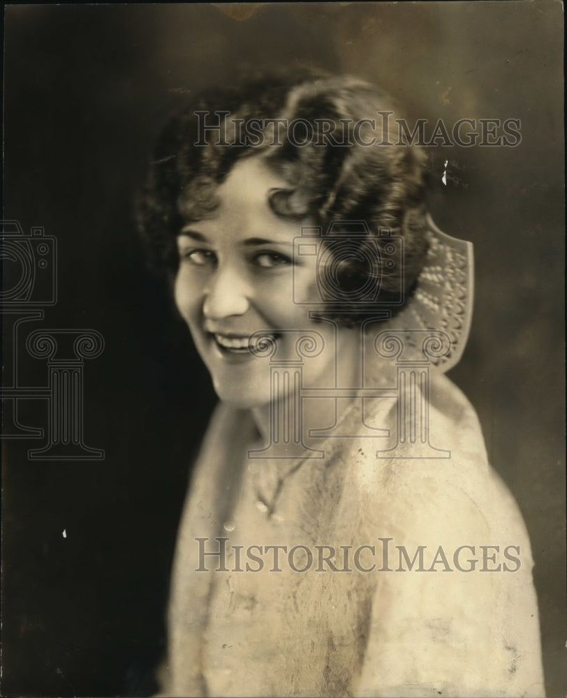 1927 Press Photo Miss Helen Dowty selected as Beta Chi Beta Princess. - Historic Images
