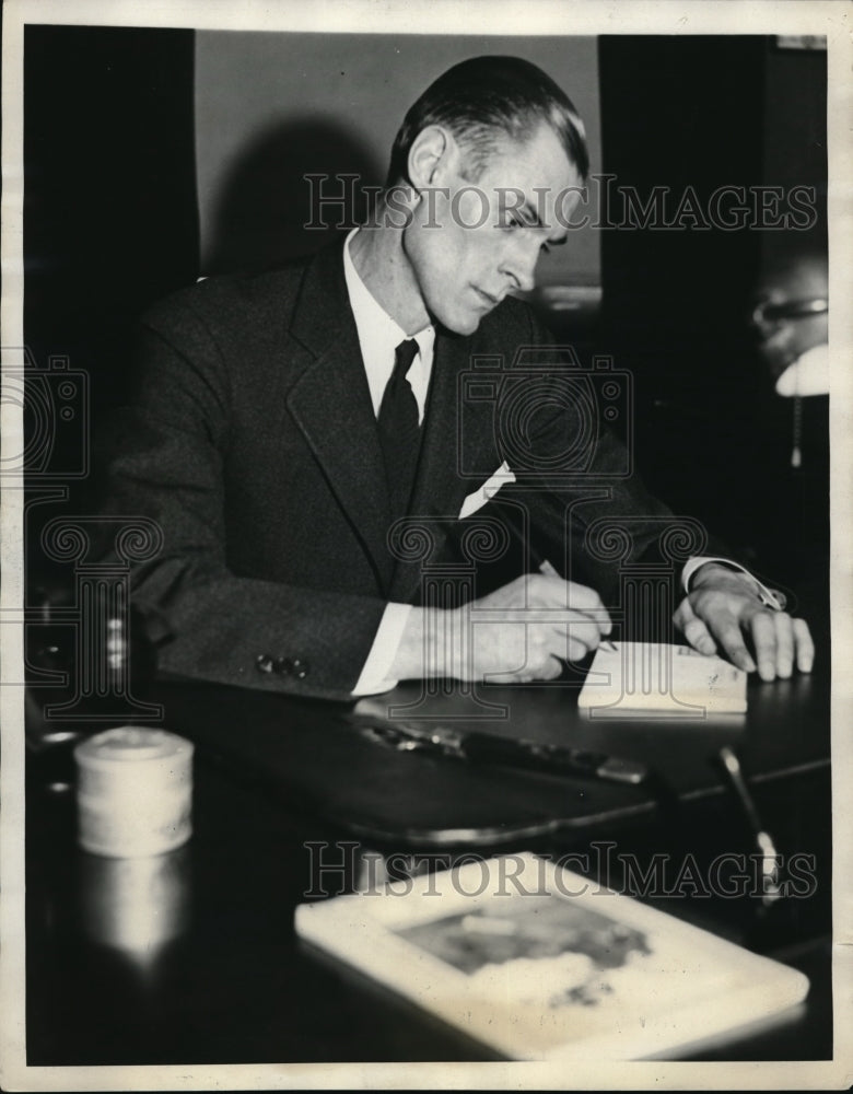 1932 Press Photo James M. Force, University of Kansas graduate - Historic Images