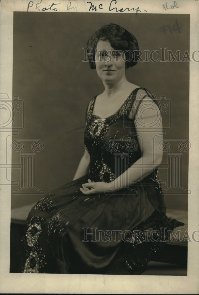 1923 Press Photo Mrs Newton C Wing Head Home Economics Dept Atlanta Womens - Historic Images