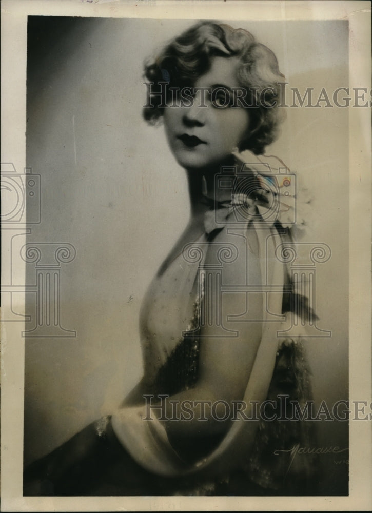 1931 Press Photo Lotte Huzzarek Hungarian actress - Historic Images