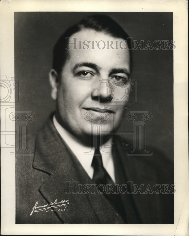 1930 Press Photo John AC Warner Sec& GM Society of Auto Engineers-Historic Images