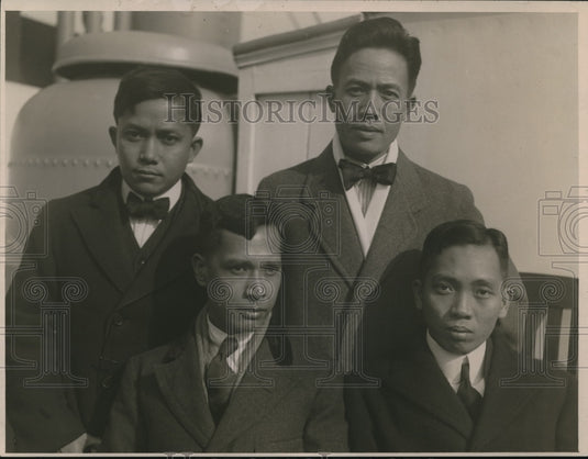 1923 Press Photo Isaac Barsa, Salvadore Imperial, Luderico Hidersello-Historic Images